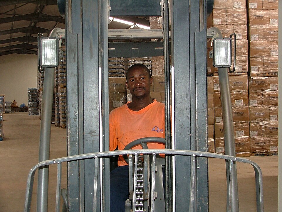 Sloveniyada forklift operatoru